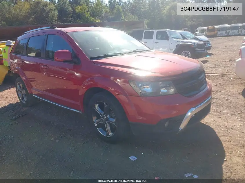 DODGE JOURNEY 2015, VIN 3C4PDCGB8FT719147