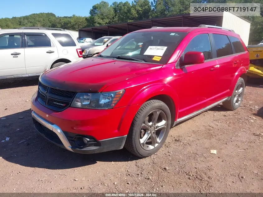 2015 DODGE JOURNEY VIN 3C4PDCGB8FT719147 — фото 2