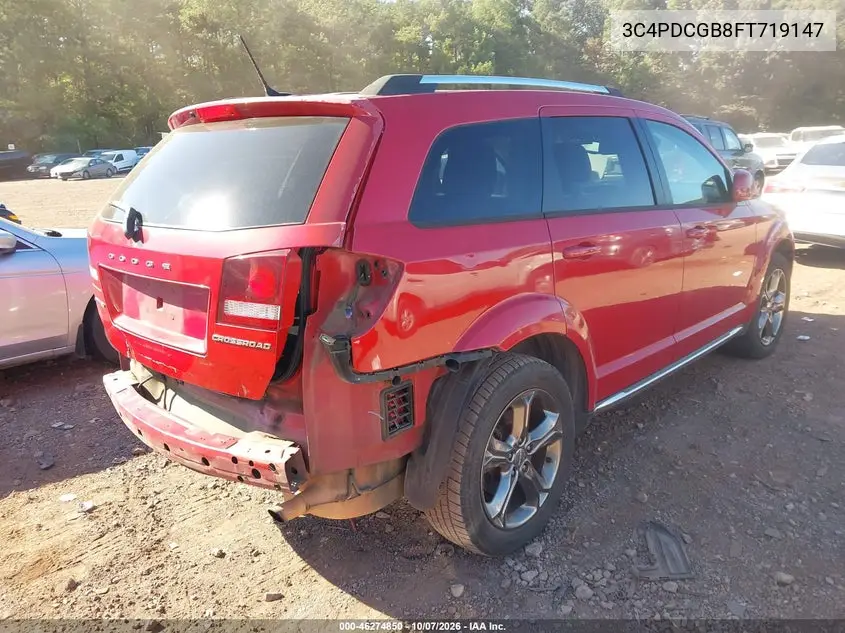 2015 DODGE JOURNEY VIN 3C4PDCGB8FT719147 — фото 4