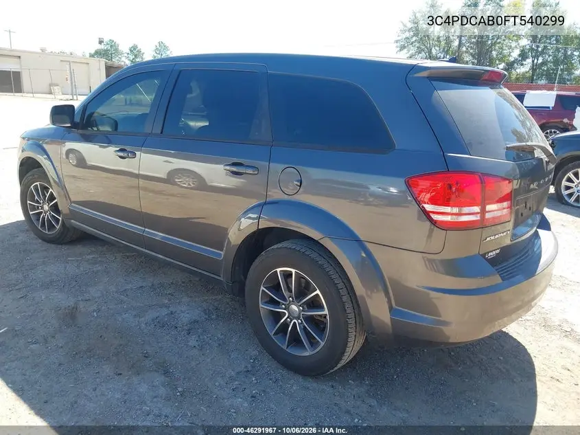 2015 DODGE JOURNEY VIN 3C4PDCAB0FT540299 — фото 3