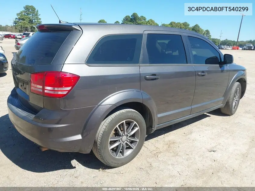 2015 DODGE JOURNEY VIN 3C4PDCAB0FT540299 — фото 4