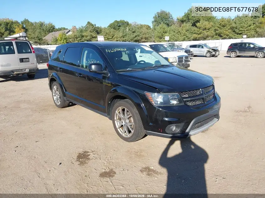 DODGE JOURNEY 2015, VIN 3C4PDDEG8FT677678