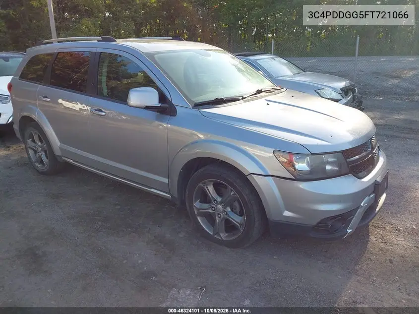 DODGE JOURNEY 2015, VIN 3C4PDDGG5FT721066