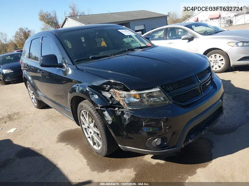 DODGE JOURNEY 2015, VIN 3C4PDCEG3FT632724