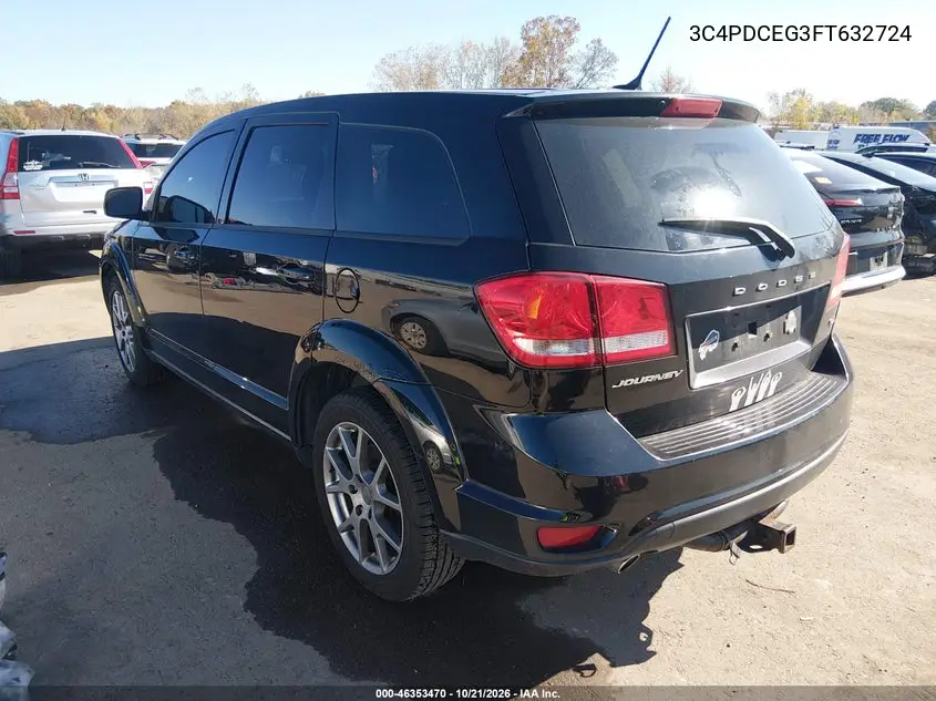 2015 DODGE JOURNEY VIN 3C4PDCEG3FT632724 — фото 3