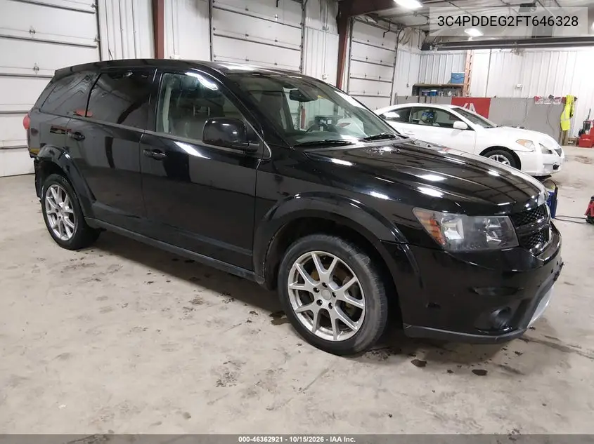 DODGE JOURNEY 2015, VIN 3C4PDDEG2FT646328