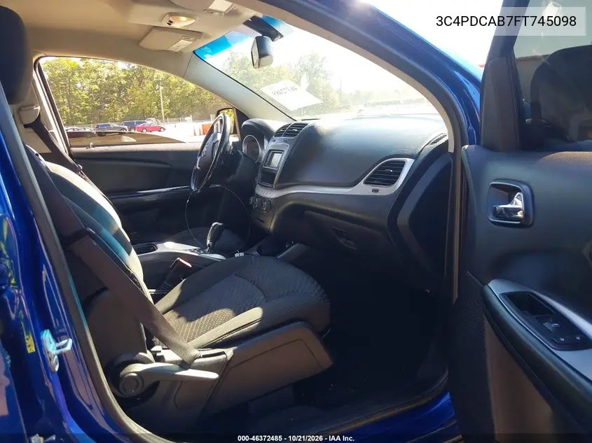 2015 DODGE JOURNEY VIN 3C4PDCAB7FT745098 — фото 5