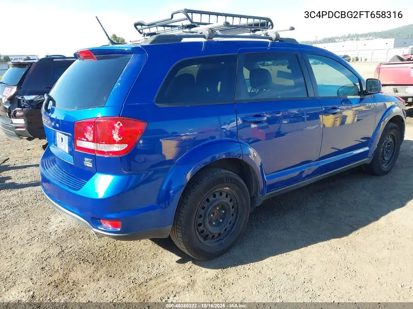 2015 DODGE JOURNEY VIN 3C4PDCBG2FT658316 — фото 4