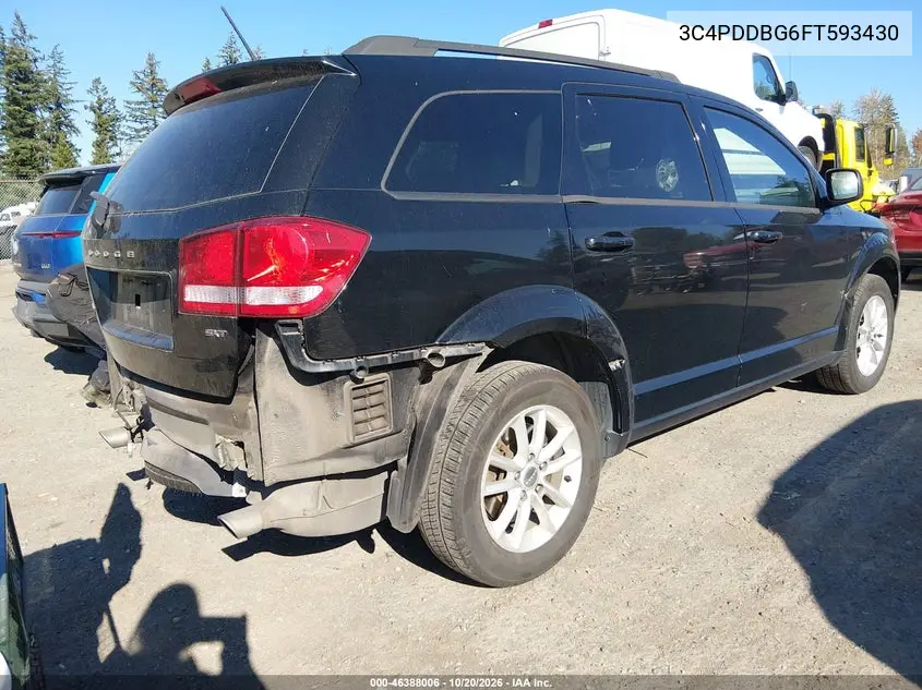 2015 DODGE JOURNEY VIN 3C4PDDBG6FT593430 — фото 4
