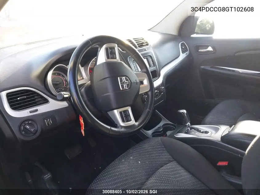 2016 DODGE JOURNEY VIN 3C4PDCCG8GT102608 — фото 7