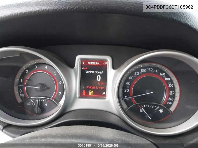 2016 DODGE JOURNEY VIN 3C4PDDFG6GT105962 — фото 7