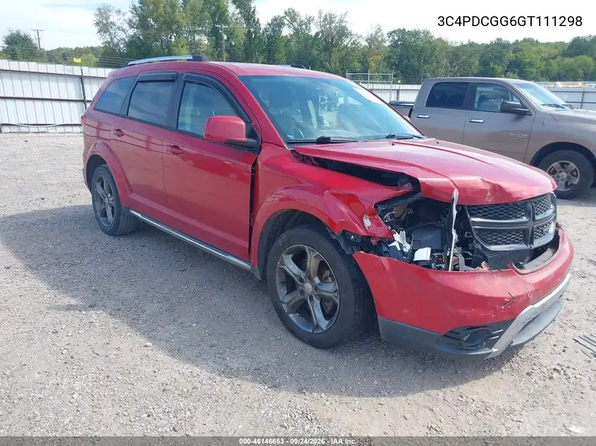 DODGE JOURNEY 2016, VIN 3C4PDCGG6GT111298