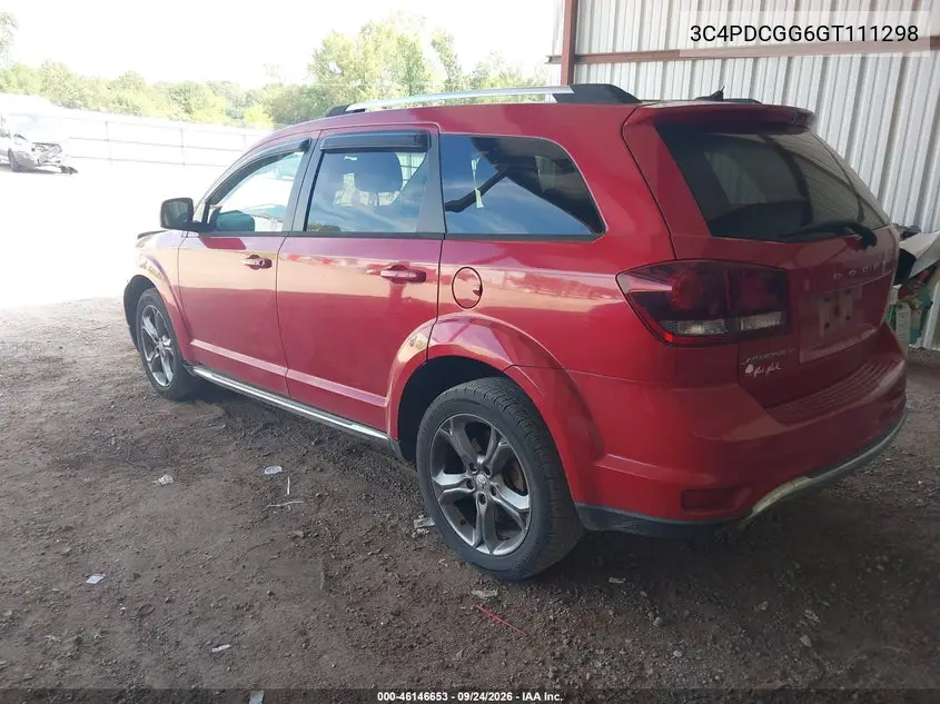 2016 DODGE JOURNEY VIN 3C4PDCGG6GT111298 — фото 3