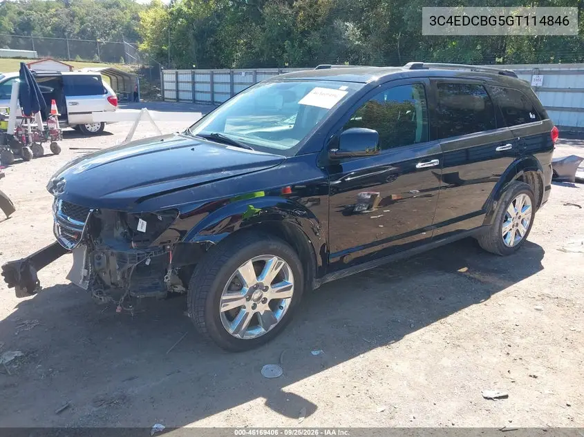2016 DODGE JOURNEY VIN 3C4EDCBG5GT114846 — фото 2