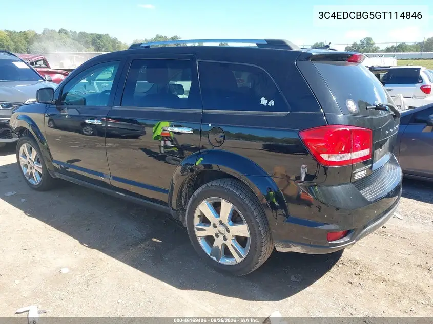 2016 DODGE JOURNEY VIN 3C4EDCBG5GT114846 — фото 3