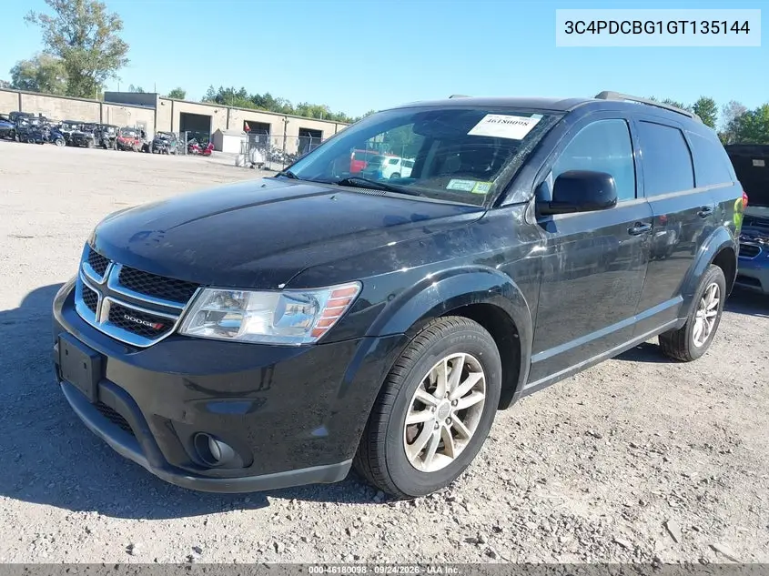 2016 DODGE JOURNEY VIN 3C4PDCBG1GT135144 — фото 2