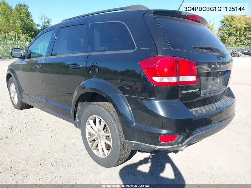 2016 DODGE JOURNEY VIN 3C4PDCBG1GT135144 — фото 3