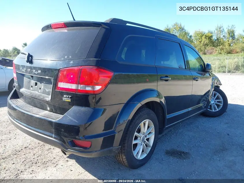 2016 DODGE JOURNEY VIN 3C4PDCBG1GT135144 — фото 4