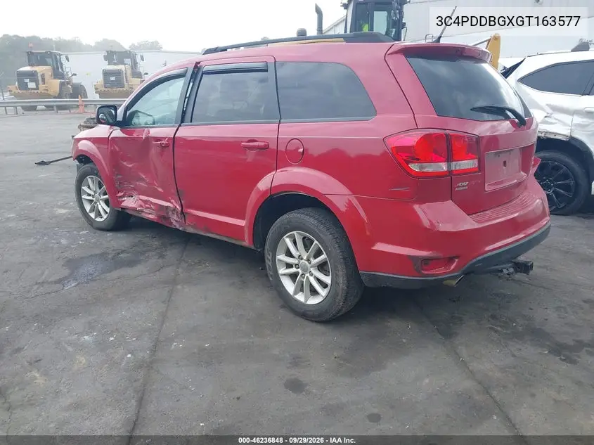 2016 DODGE JOURNEY VIN 3C4PDDBGXGT163577 — фото 3