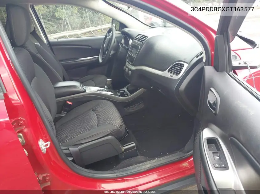 2016 DODGE JOURNEY VIN 3C4PDDBGXGT163577 — фото 5