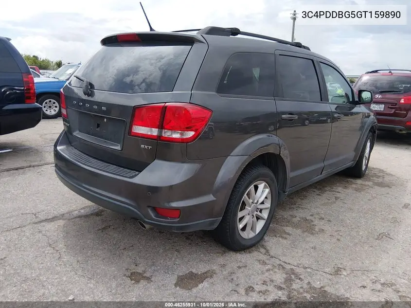 2016 DODGE JOURNEY VIN 3C4PDDBG5GT159890 — фото 4