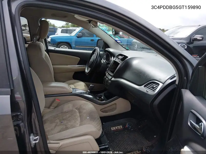 2016 DODGE JOURNEY VIN 3C4PDDBG5GT159890 — фото 5