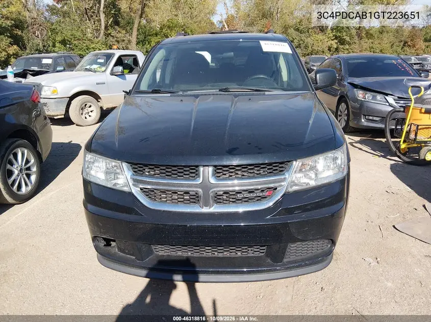 2016 DODGE JOURNEY VIN 3C4PDCAB1GT223651 — фото 11