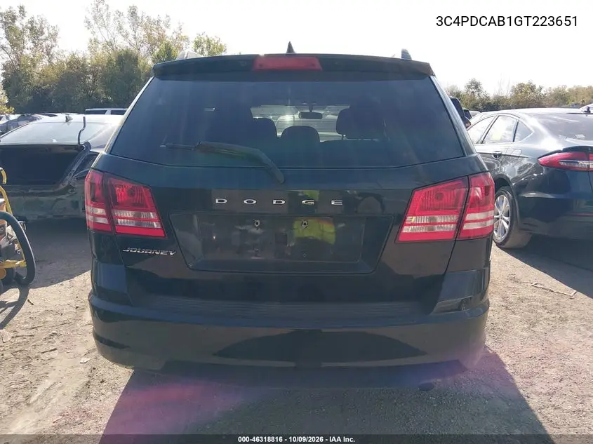 2016 DODGE JOURNEY VIN 3C4PDCAB1GT223651 — фото 15