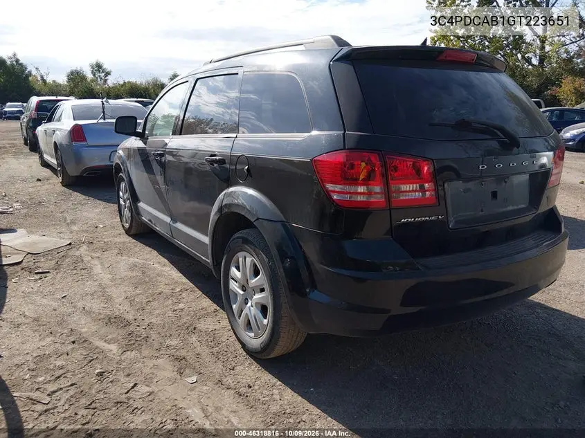 2016 DODGE JOURNEY VIN 3C4PDCAB1GT223651 — фото 3