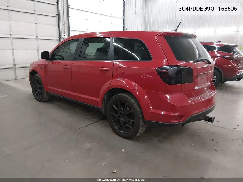 2016 DODGE JOURNEY VIN 3C4PDDEG9GT168605 — фото 3