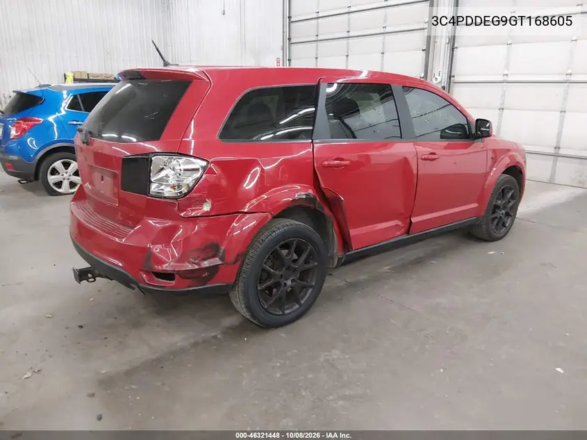 2016 DODGE JOURNEY VIN 3C4PDDEG9GT168605 — фото 4