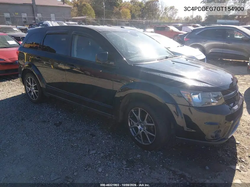 DODGE JOURNEY 2016, VIN 3C4PDDEG7GT154900