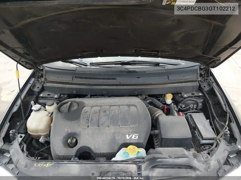 2016 DODGE JOURNEY VIN 3C4PDCBG3GT102212 — фото 10