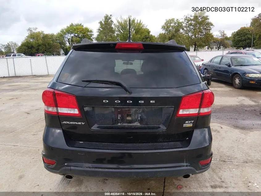 2016 DODGE JOURNEY VIN 3C4PDCBG3GT102212 — фото 16