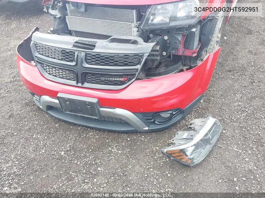 2017 DODGE JOURNEY VIN 3C4PDDGG2HT592951 — фото 12