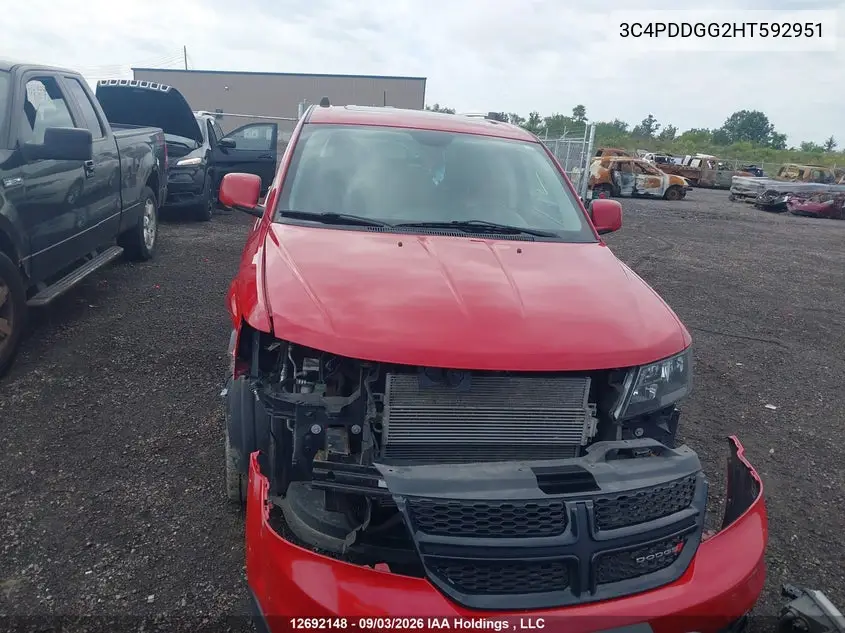 2017 DODGE JOURNEY VIN 3C4PDDGG2HT592951 — фото 13