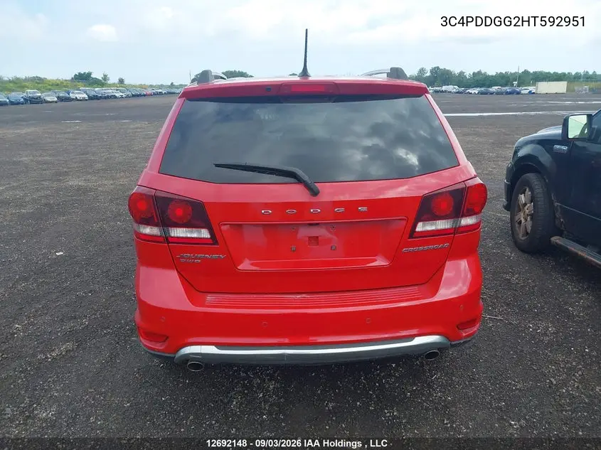 2017 DODGE JOURNEY VIN 3C4PDDGG2HT592951 — фото 17