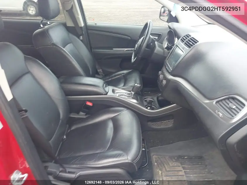 2017 DODGE JOURNEY VIN 3C4PDDGG2HT592951 — фото 5