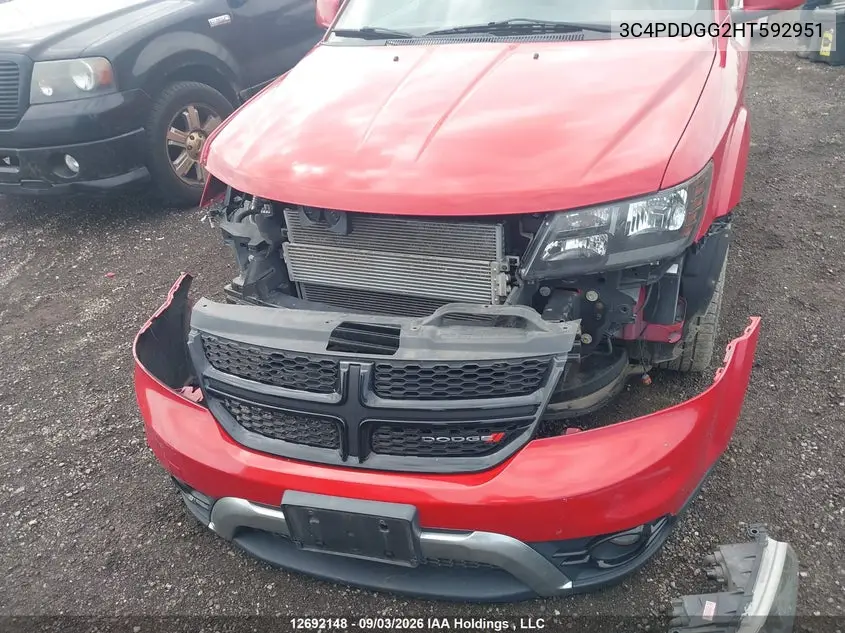2017 DODGE JOURNEY VIN 3C4PDDGG2HT592951 — фото 6