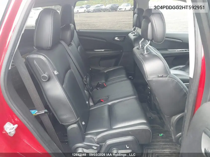 2017 DODGE JOURNEY VIN 3C4PDDGG2HT592951 — фото 8
