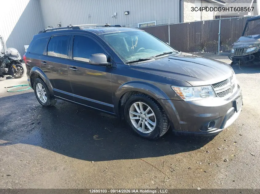 DODGE JOURNEY 2017, VIN 3C4PDDCG9HT608567
