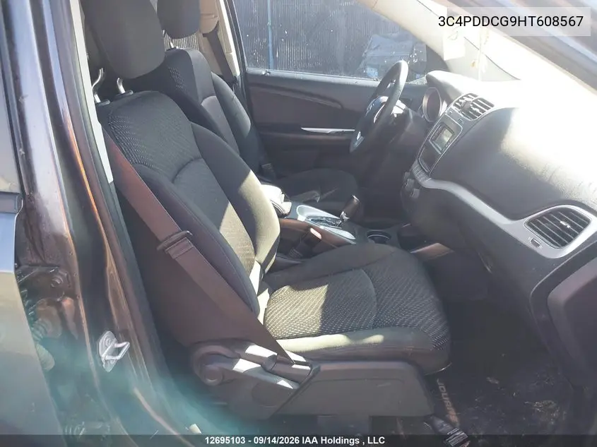 2017 DODGE JOURNEY VIN 3C4PDDCG9HT608567 — фото 5