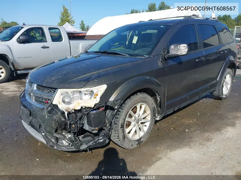 2017 DODGE JOURNEY VIN 3C4PDDCG9HT608567 — фото 6