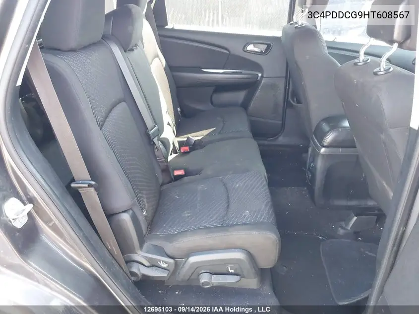2017 DODGE JOURNEY VIN 3C4PDDCG9HT608567 — фото 8