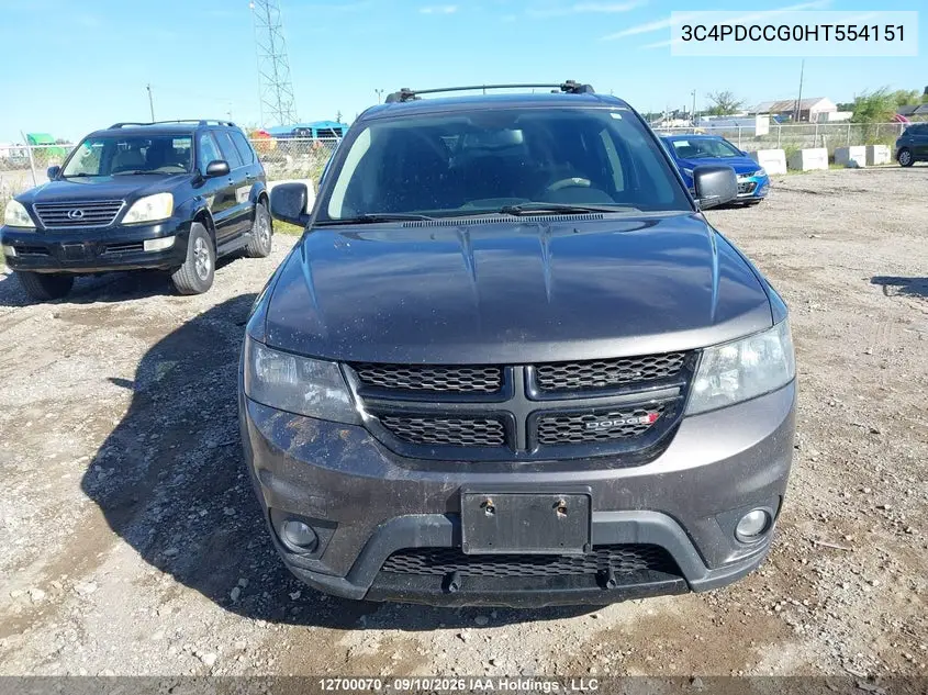 2017 DODGE JOURNEY VIN 3C4PDCCG0HT554151 — фото 12