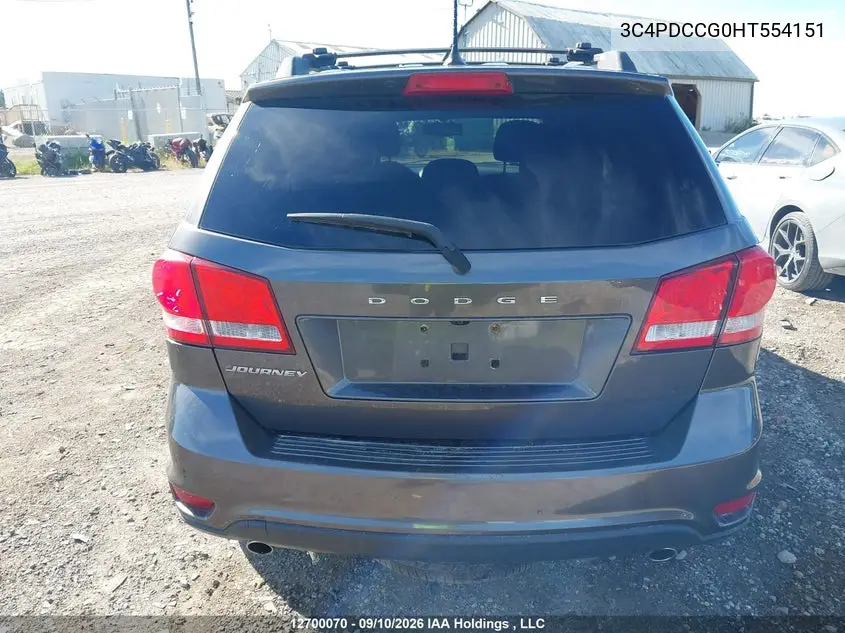 2017 DODGE JOURNEY VIN 3C4PDCCG0HT554151 — фото 16