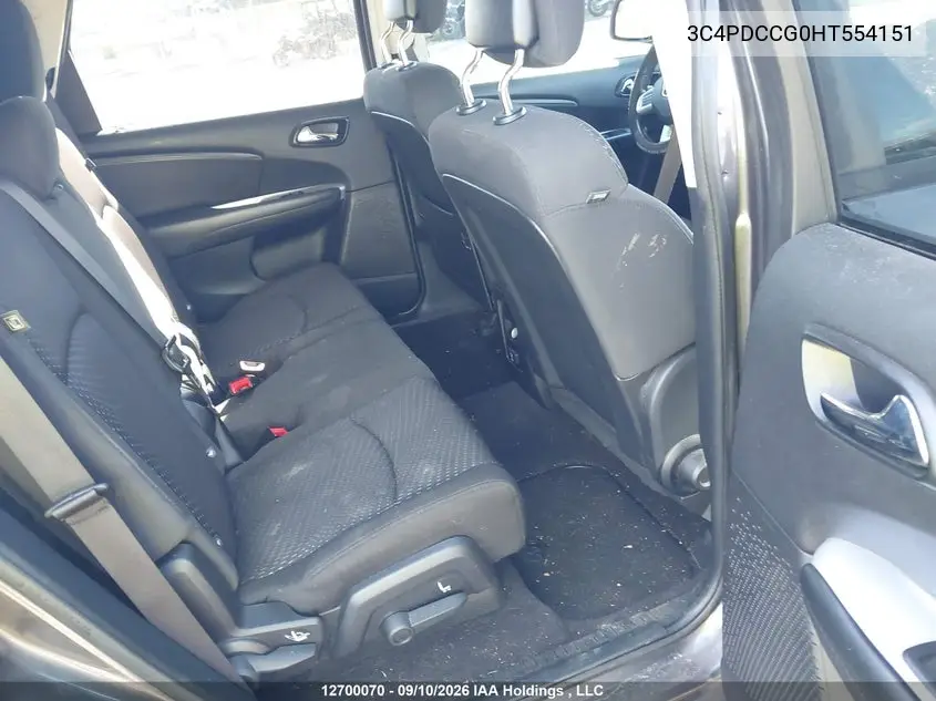 2017 DODGE JOURNEY VIN 3C4PDCCG0HT554151 — фото 8