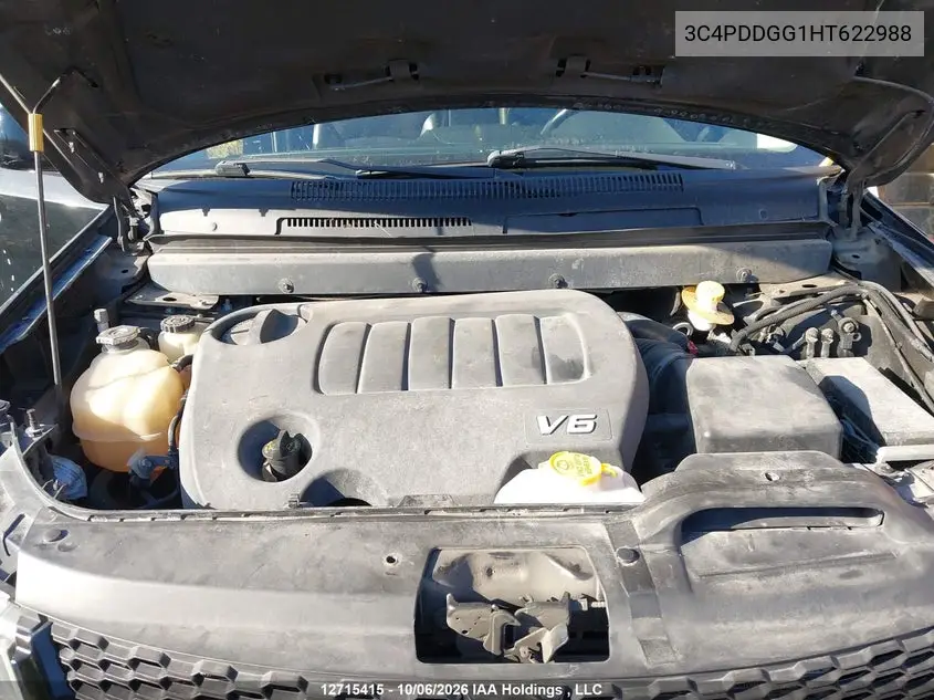 2017 DODGE JOURNEY VIN 3C4PDDGG1HT622988 — фото 10