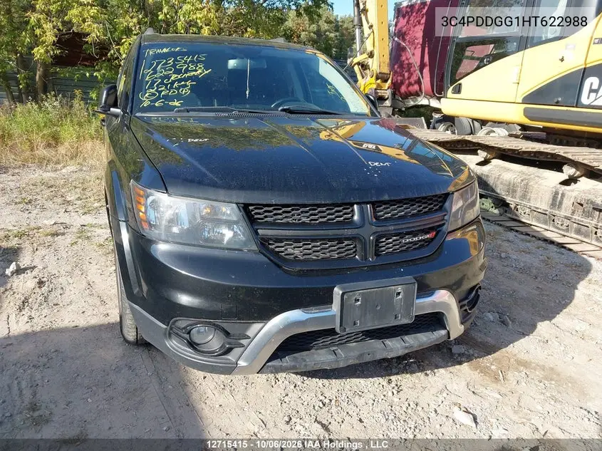 2017 DODGE JOURNEY VIN 3C4PDDGG1HT622988 — фото 12
