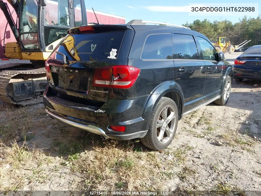 2017 DODGE JOURNEY VIN 3C4PDDGG1HT622988 — фото 4